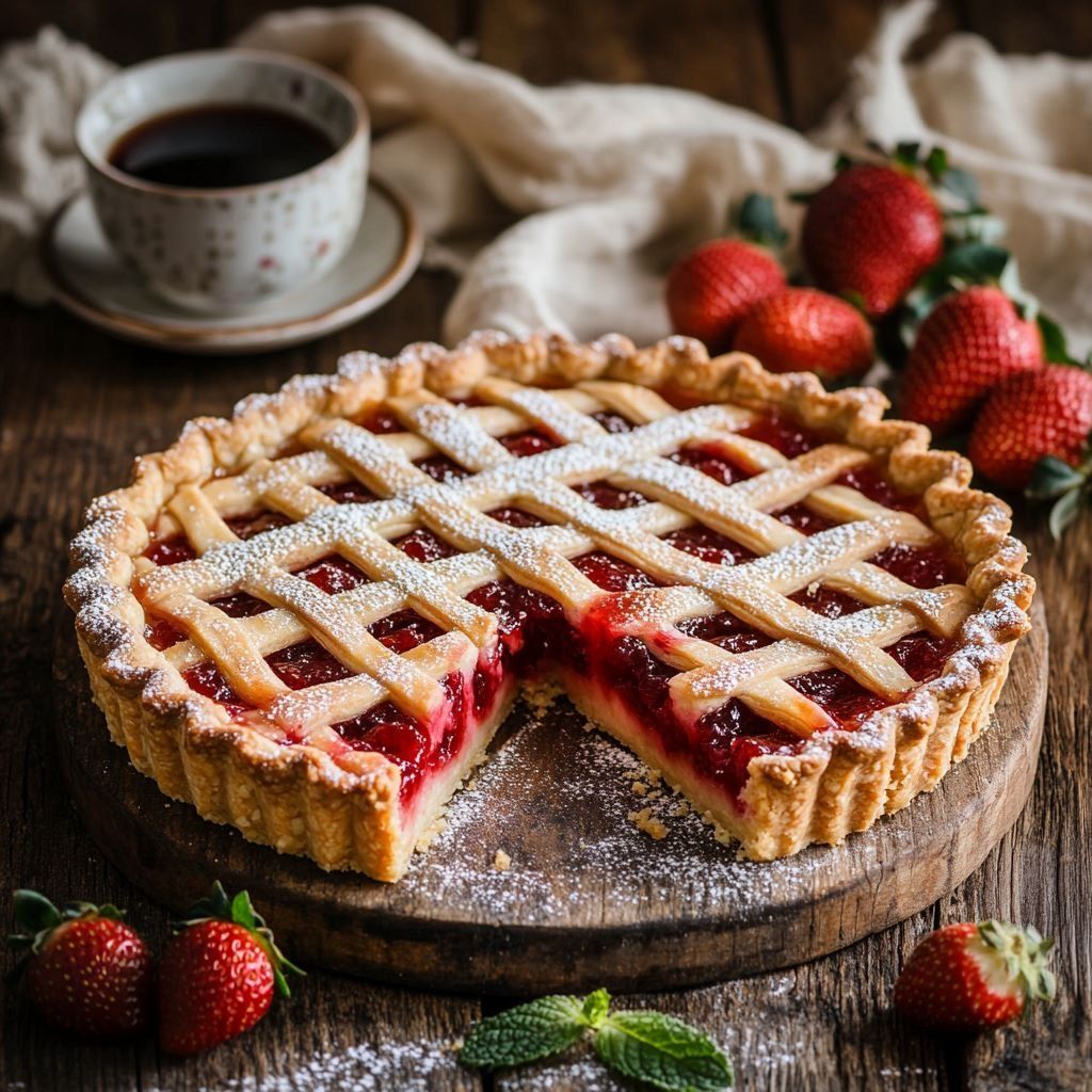 Pye de fresa
